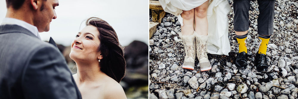 wedding portrait session in Stevns Klint, natural and beautiful photos by professional wedding photographer Natalia Cury 