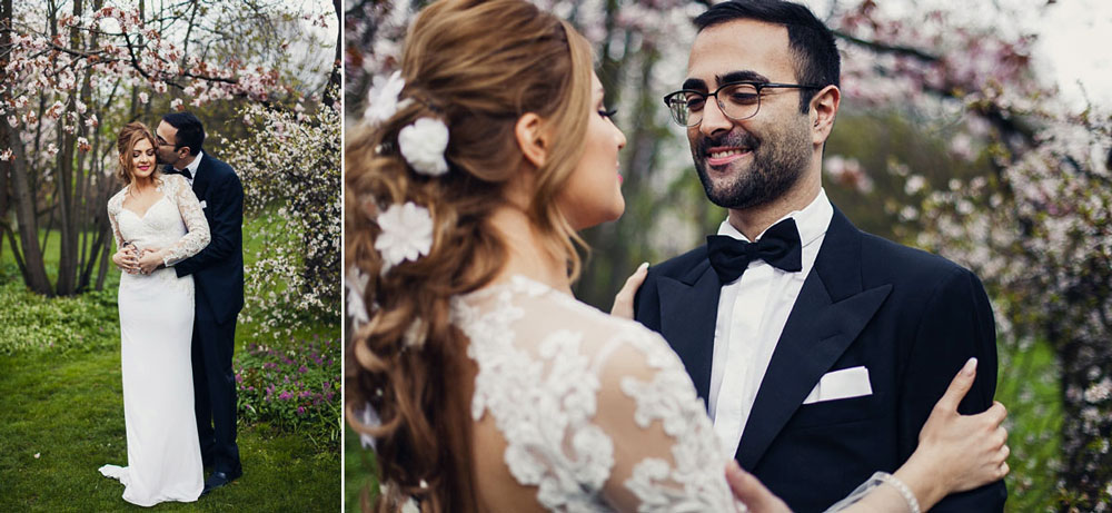 wedding photo session at Copenhagen Botanical Garden, wedding photographer Natalia Cury