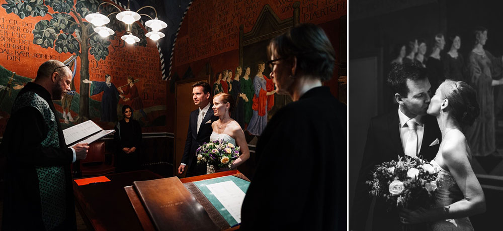 civil wedding at Copenhagen city Hall, photos by Natalia Cury copenhagen wedding photographer