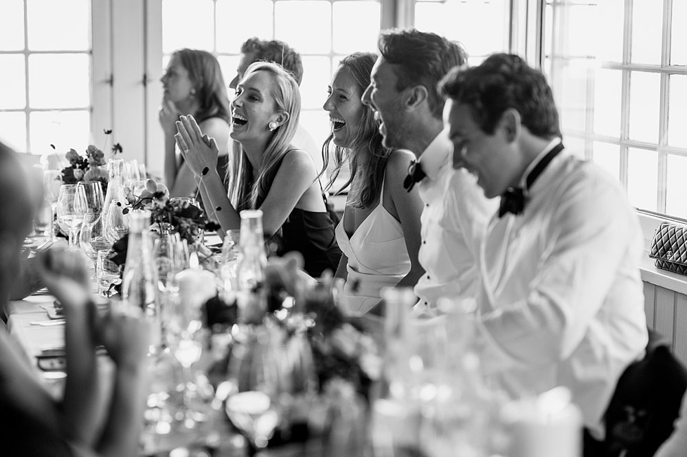 wedding reception at Helenekilde Bdehotel in Tisvildeleje, Denmark. Photos by Natalia Cury wedding photographer
