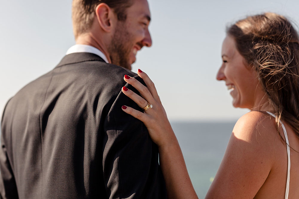 bride and groom at Helenekilde Badehotel in Tisvildeleje