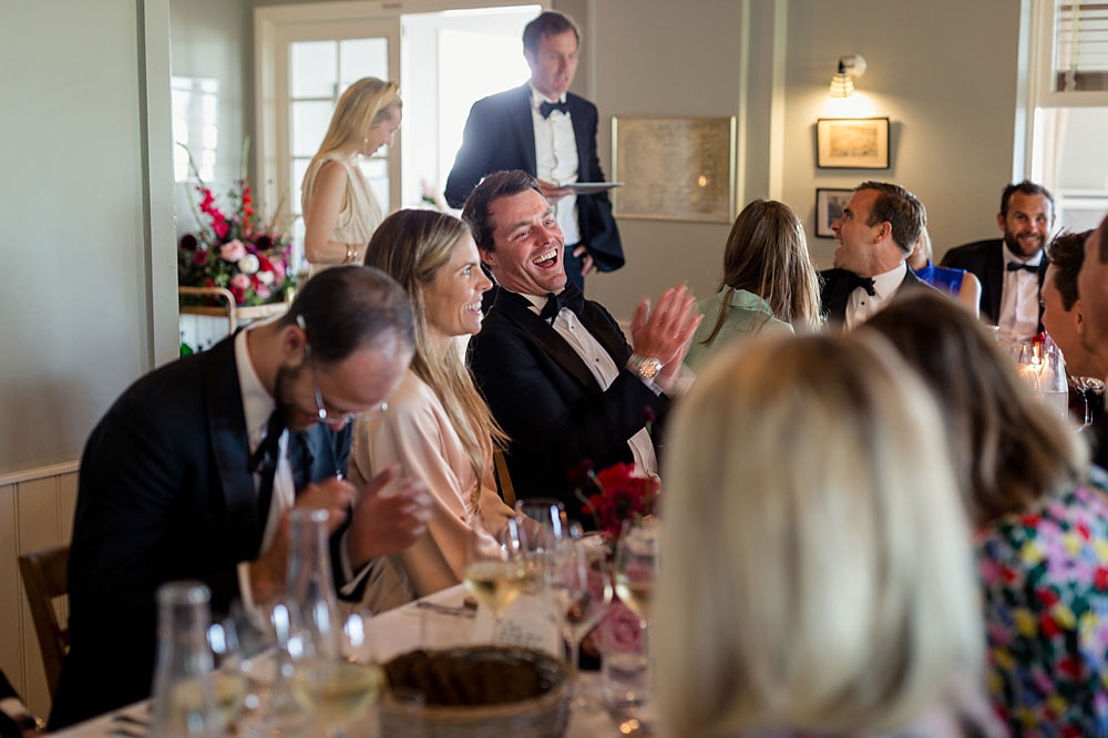wedding reception at Helenekilde Bdehotel in Tisvildeleje, Denmark. Photos by Natalia Cury wedding photographer