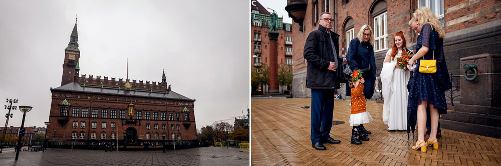 Wedding at Copenhagen City Hall