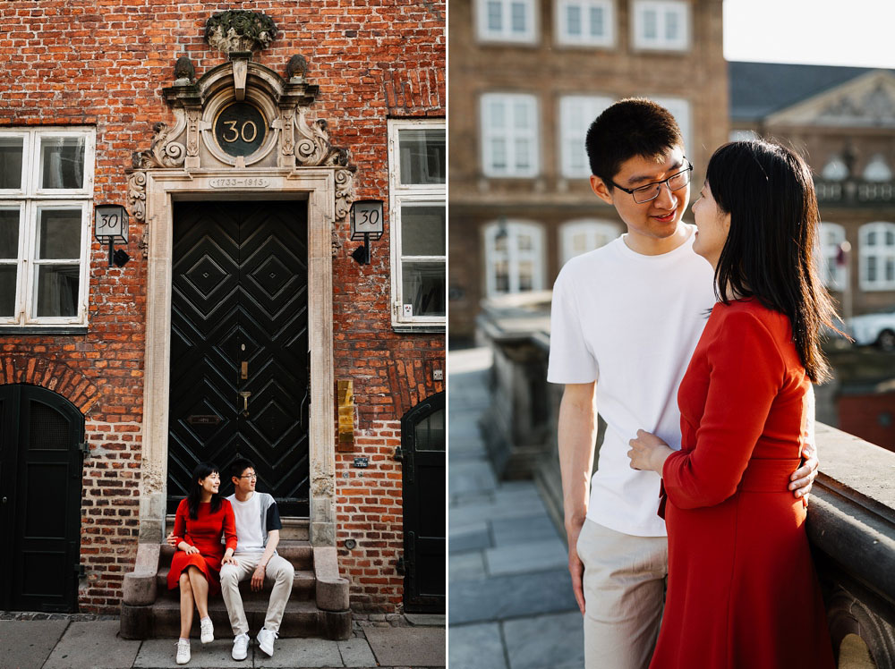 natural and beautiful engagement photos in Copenhagen, photos by Natalia Cury Denmark Photographer