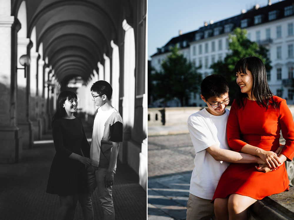 natural and beautiful engagement photos in Copenhagen, photos by Natalia Cury Denmark Photographer