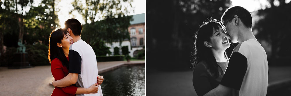 engagement photo session in Copenhagen, natural engagement photos by Natalia Cury 