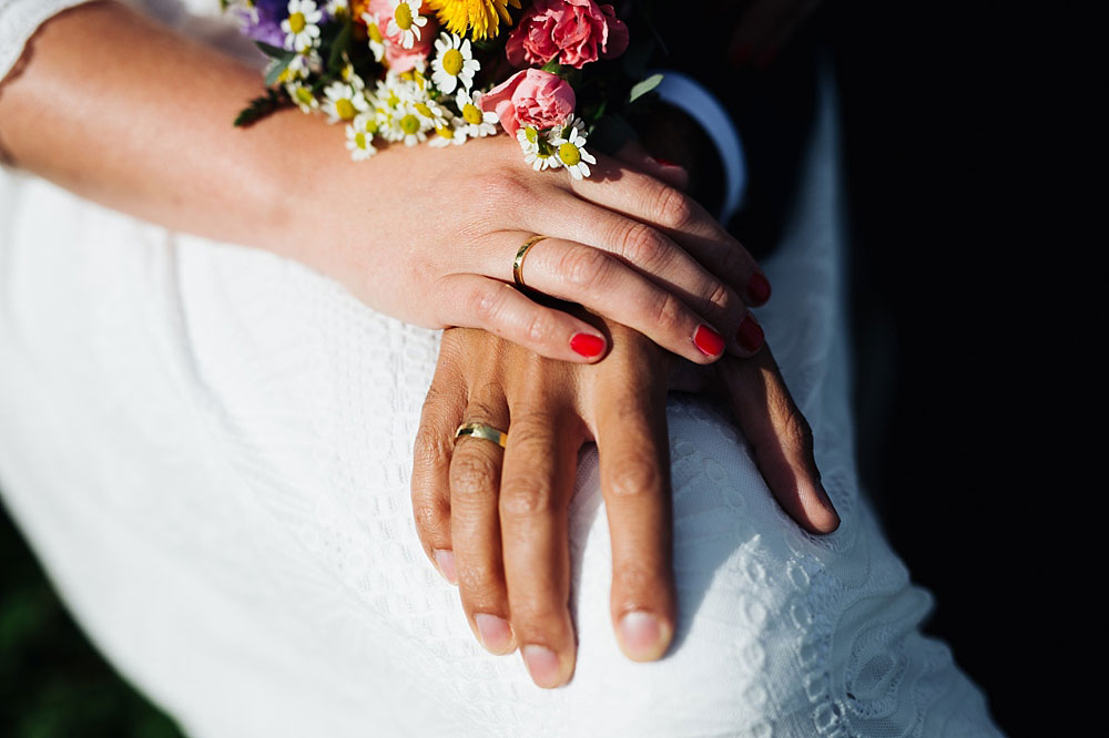 details of wedding rings in Stevns Klint