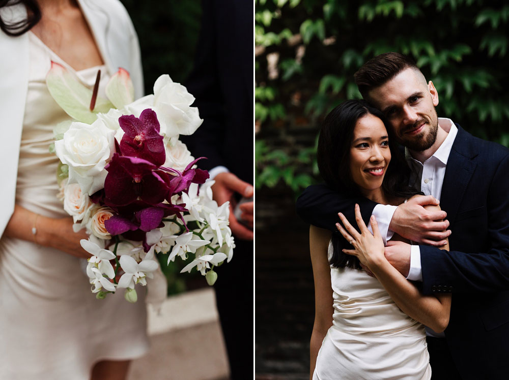 wedding flowers in Copenhagen. Elegant, wedding bouquet in Copenhagen