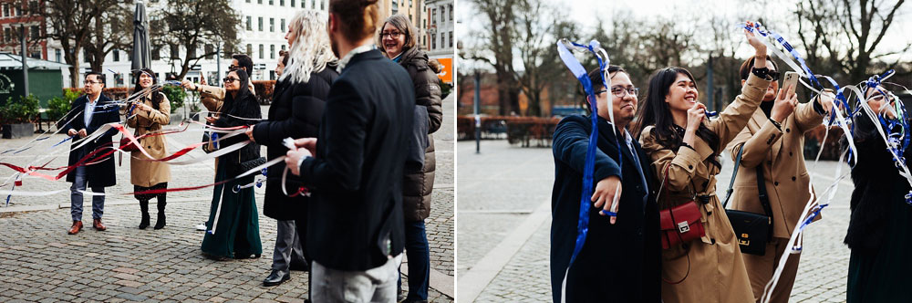 wedding at Frederiksberg City Hall. 