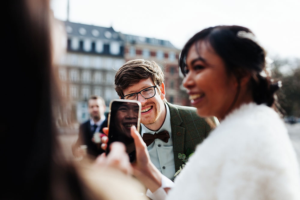 wedding at Frederiksberg City Hall. 
