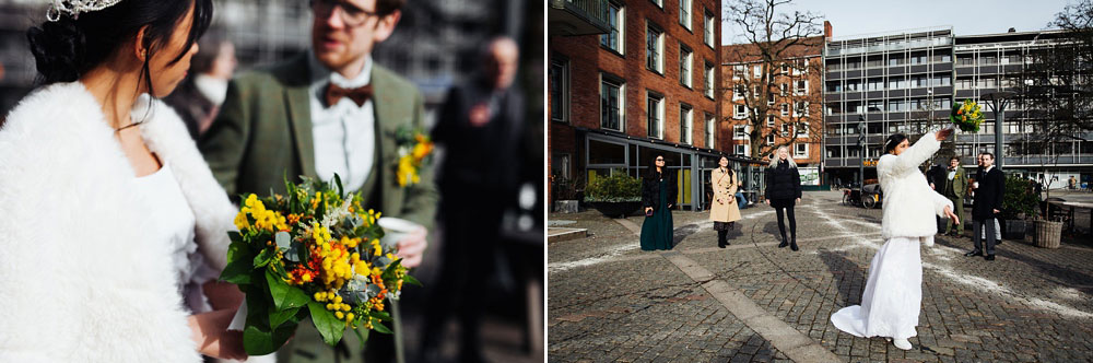 wedding at Frederiksberg City Hall. 