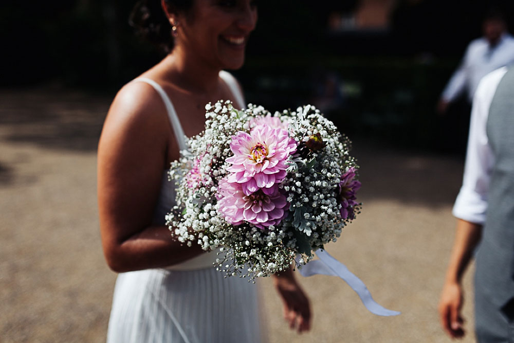 Dhalia wedding bouquet