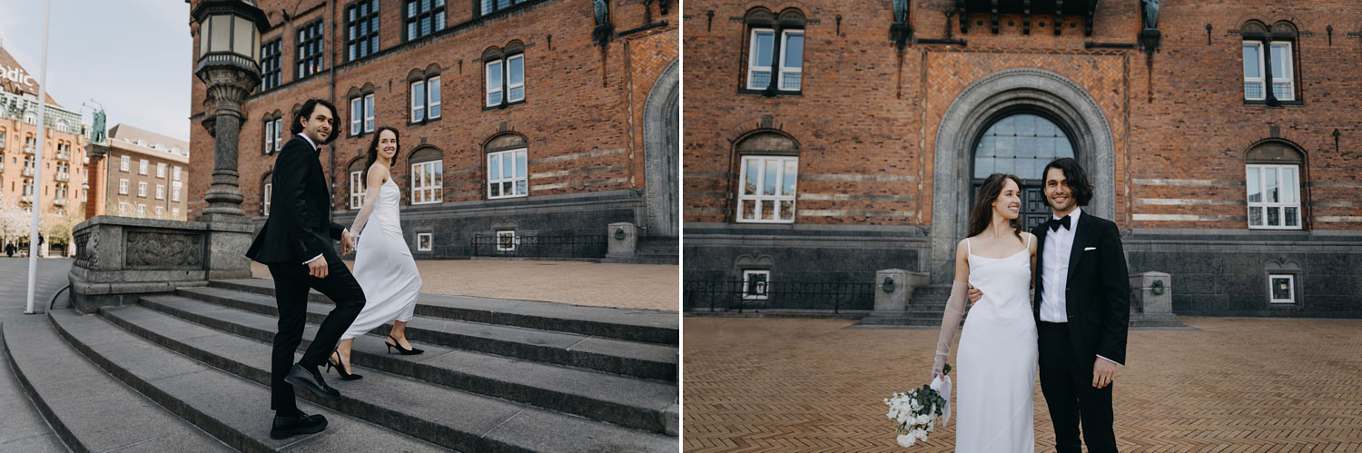 elopement at Copenhagen City Hall