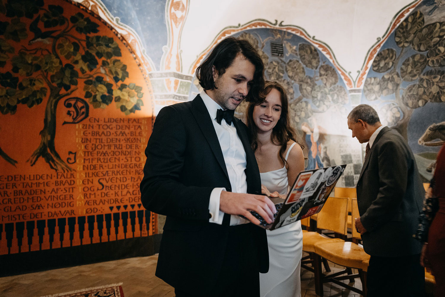 civil wedding ceremony at Copenhagen City Hall