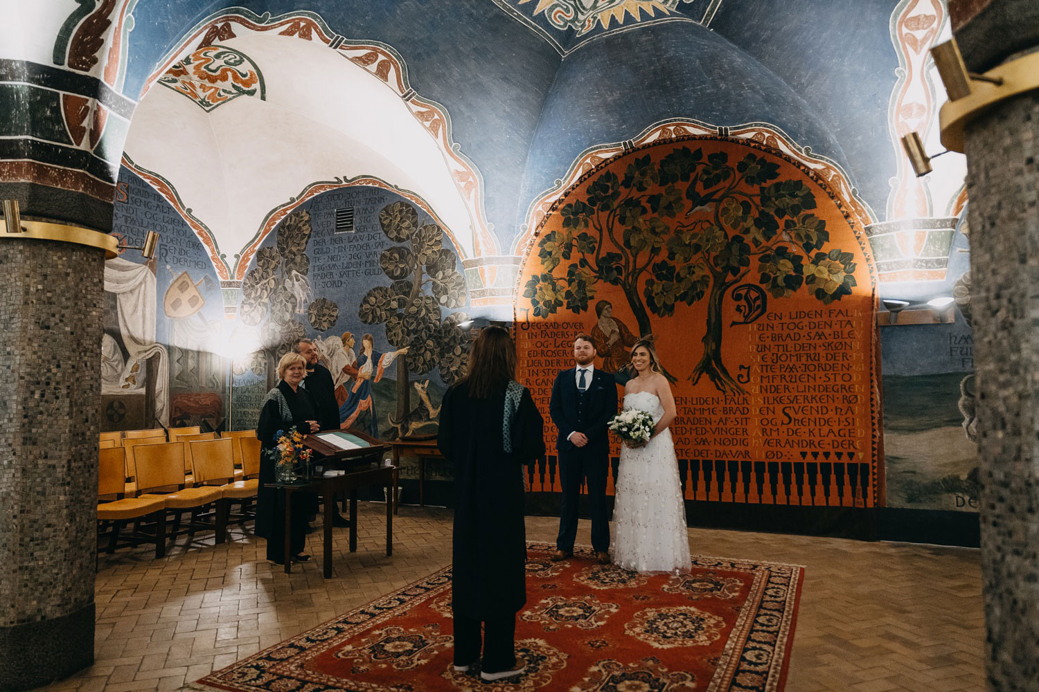 Intimate Wedding Ceremony - Copenhagen City Hall