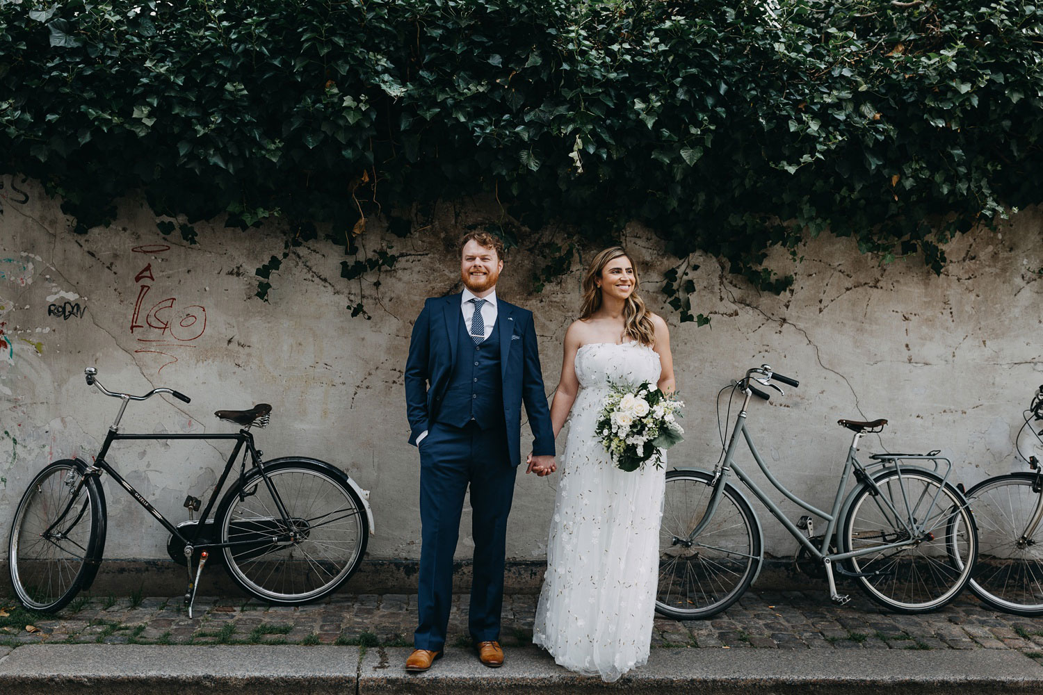 Charming Copenhagen Streets - Wedding Photoshoot