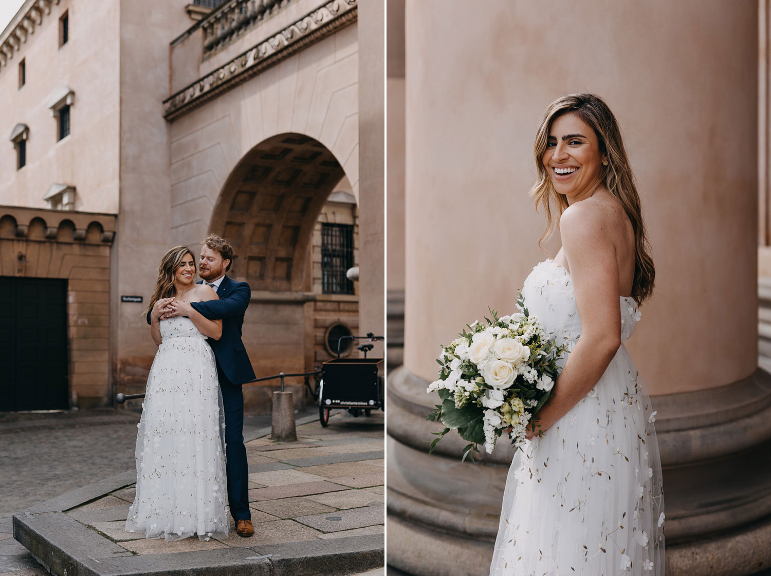 Cityscape Background - Copenhagen Wedding Photography