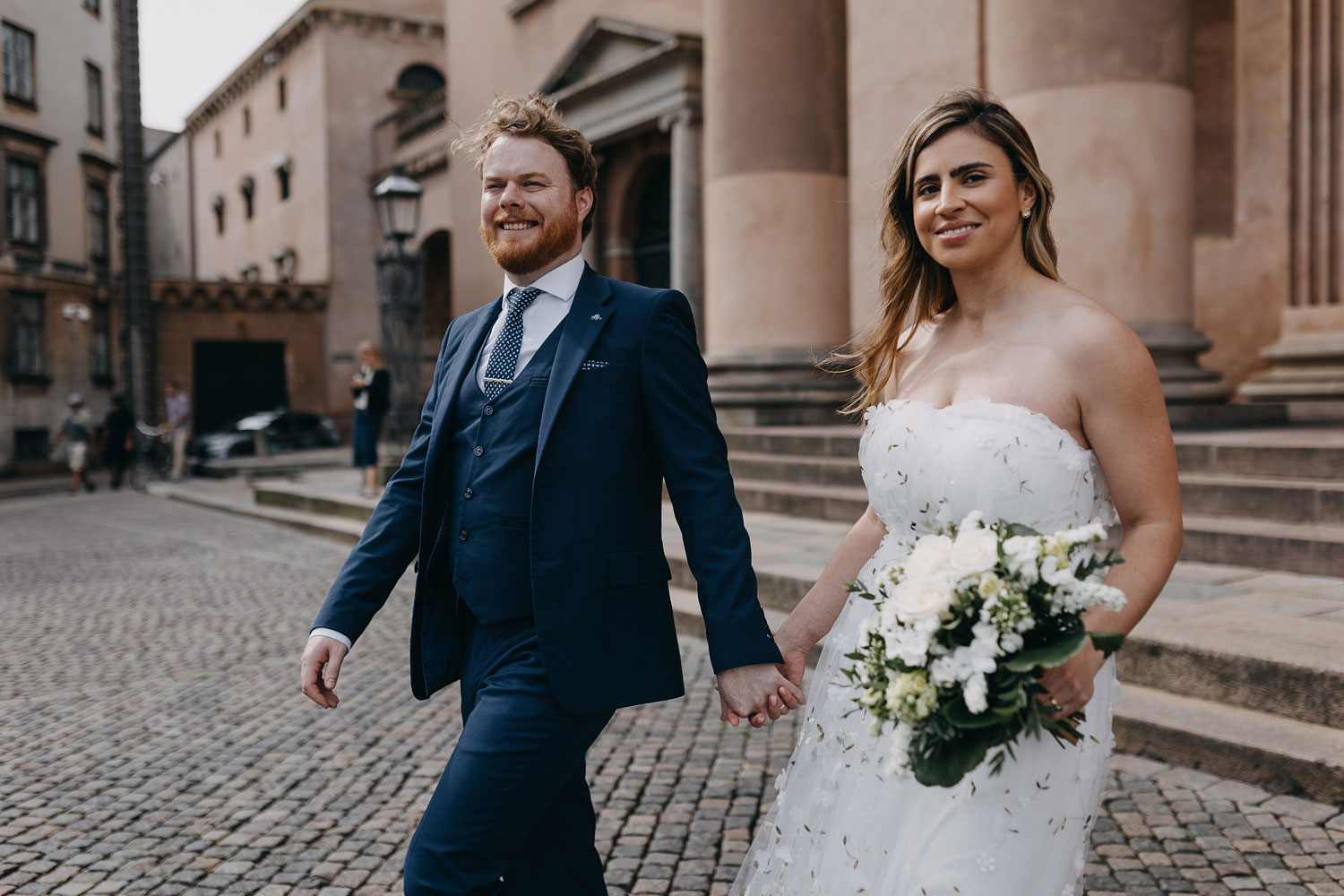 Cityscape Background - Copenhagen Wedding Photography