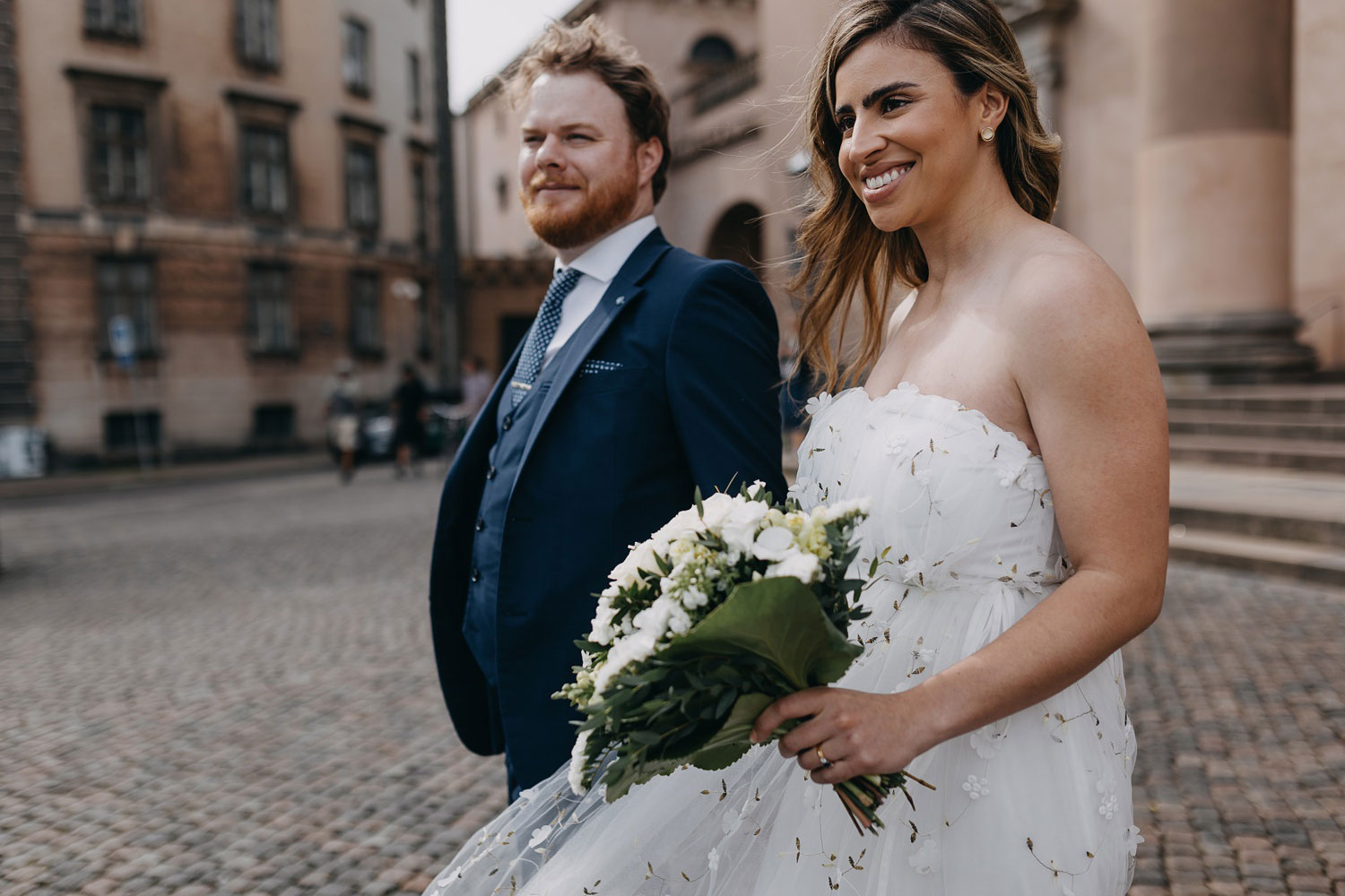 Charming Copenhagen Streets - Wedding Photoshoot