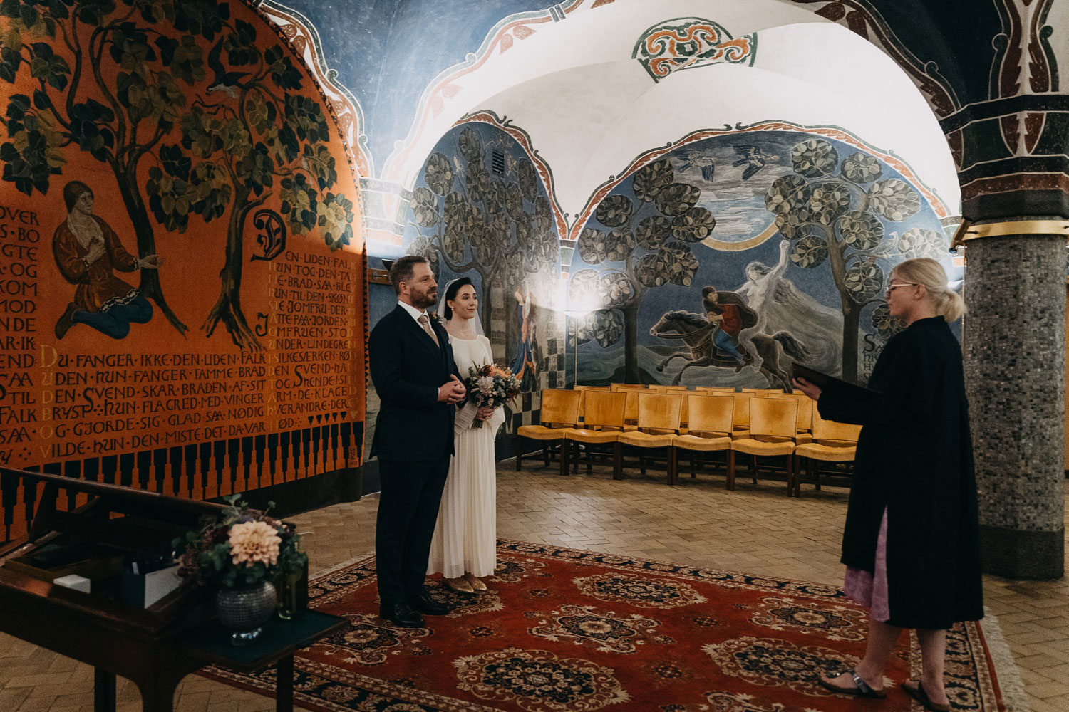 Copenhagen City Hall Wedding Ceremony