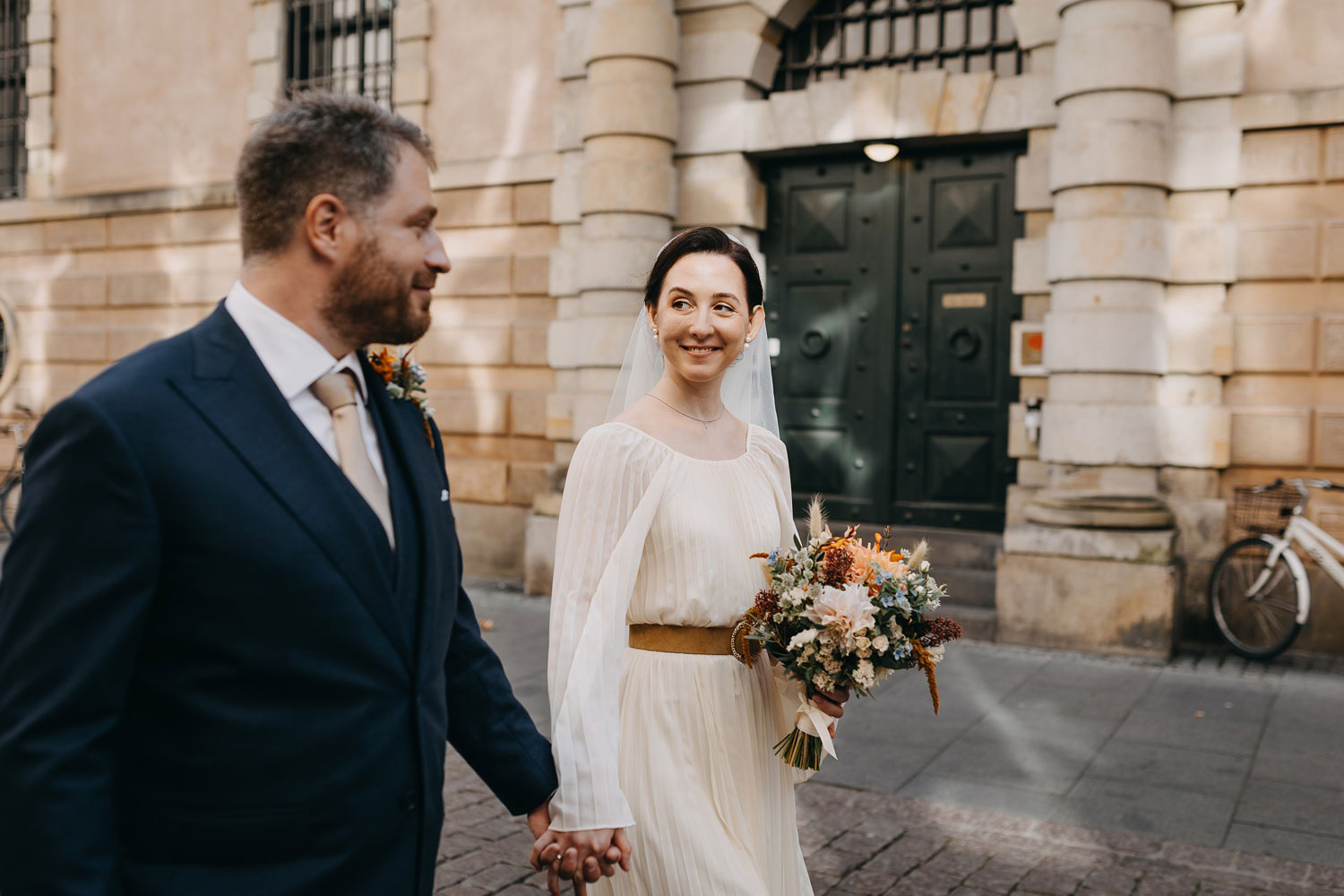 Candid Moment on the Streets of Copenhagen