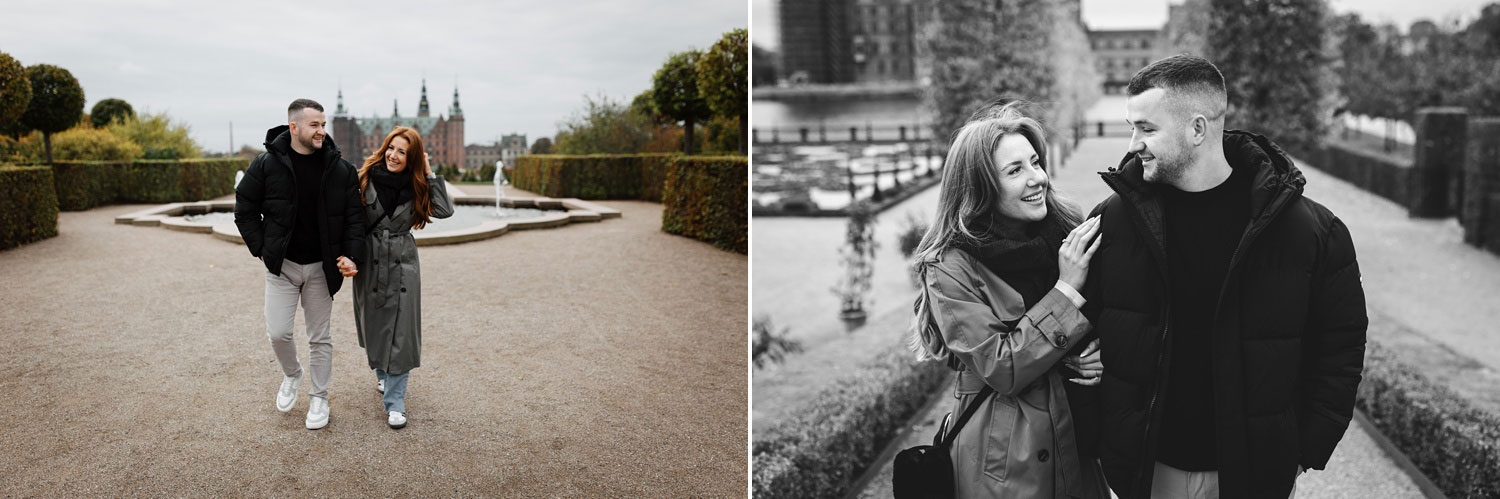 scenic venue in Denmark for a proposal photoshoot