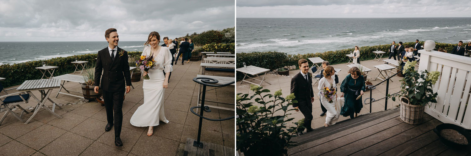 wedding reception with a view in Tisvildeleje, Denmark