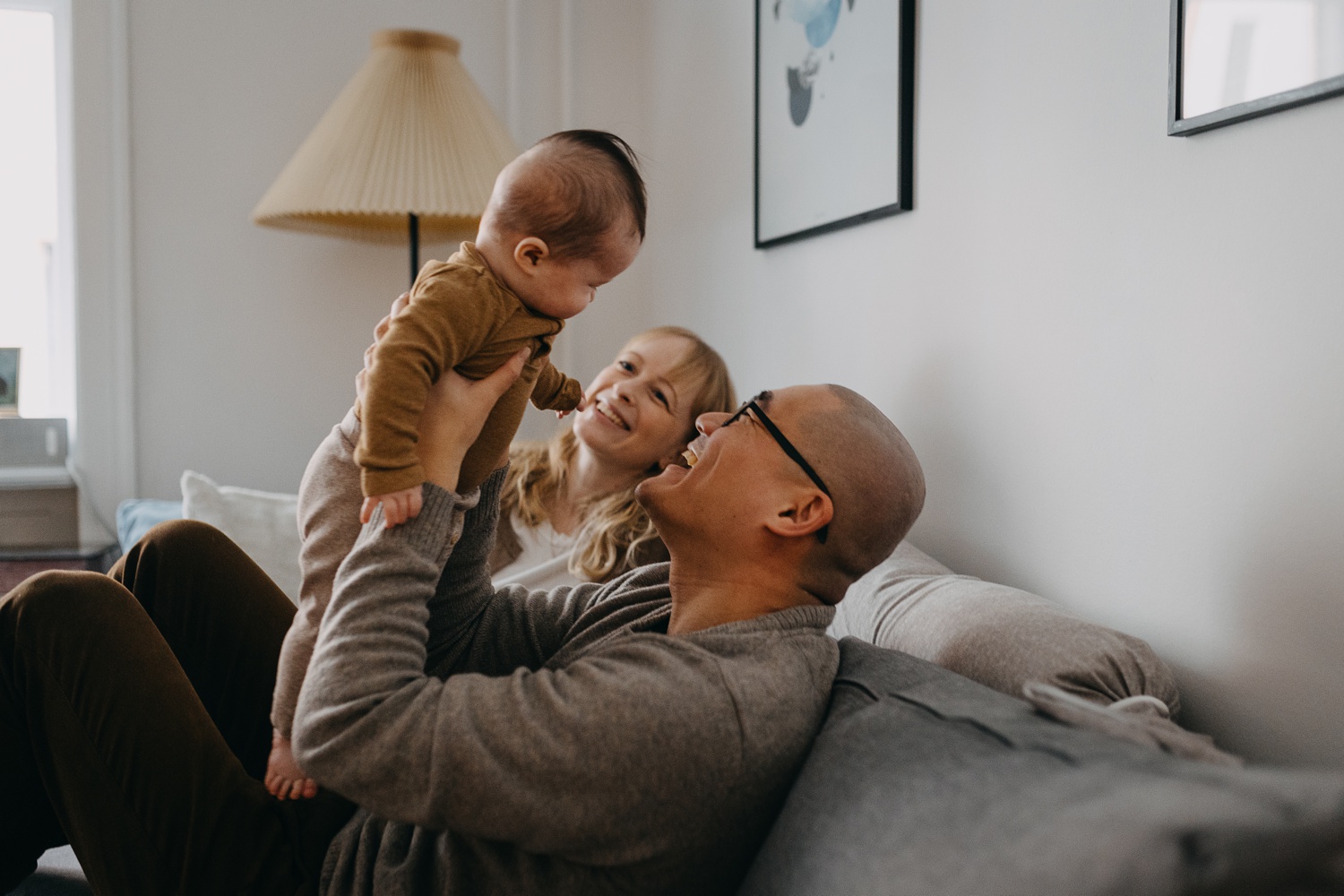 Indoor family photography Copenhagen