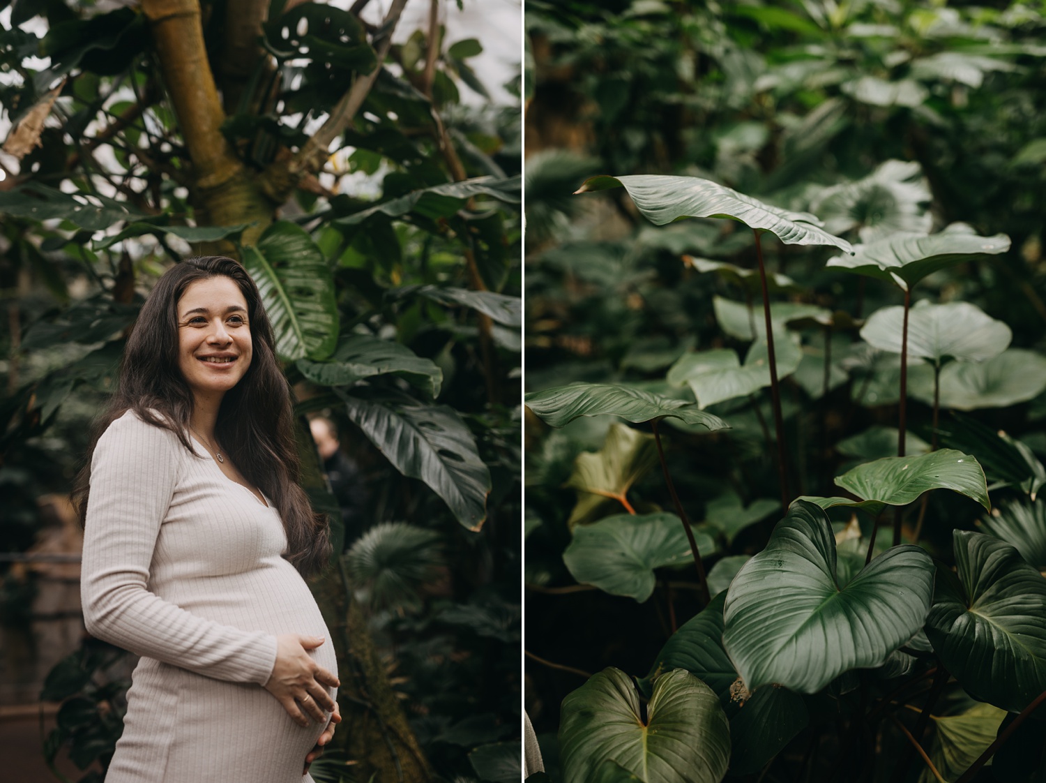 Maternity photoshoot at Copenhagen Zoo