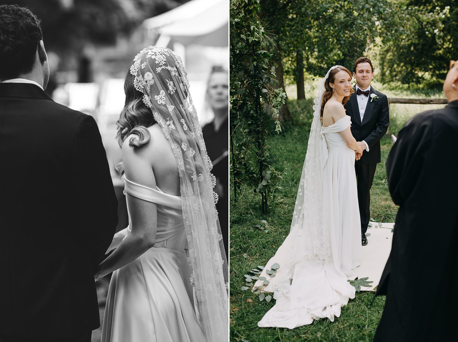 Emotional vows during an intimate outdoor wedding ceremony in Copenhagen