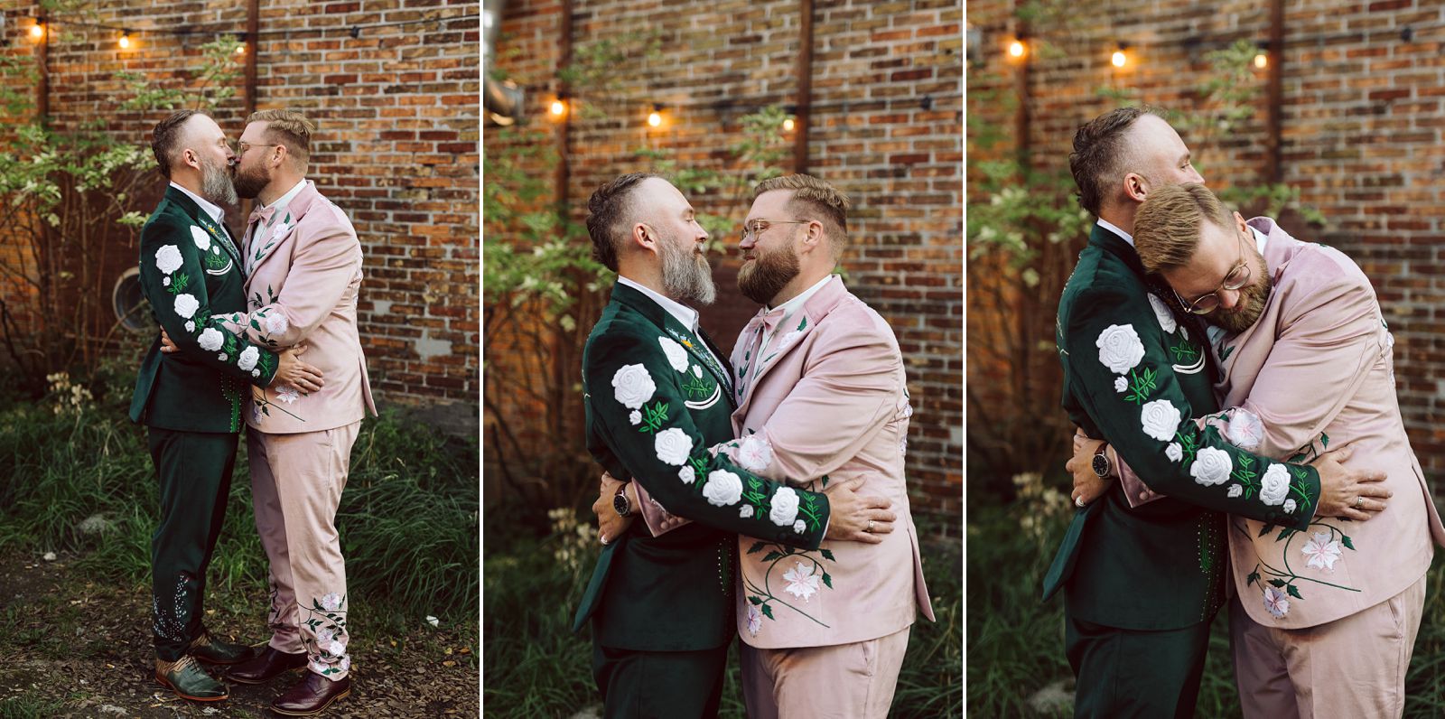 Couple posing for wedding photos after their wedding ceremony at AFKROG Reffen