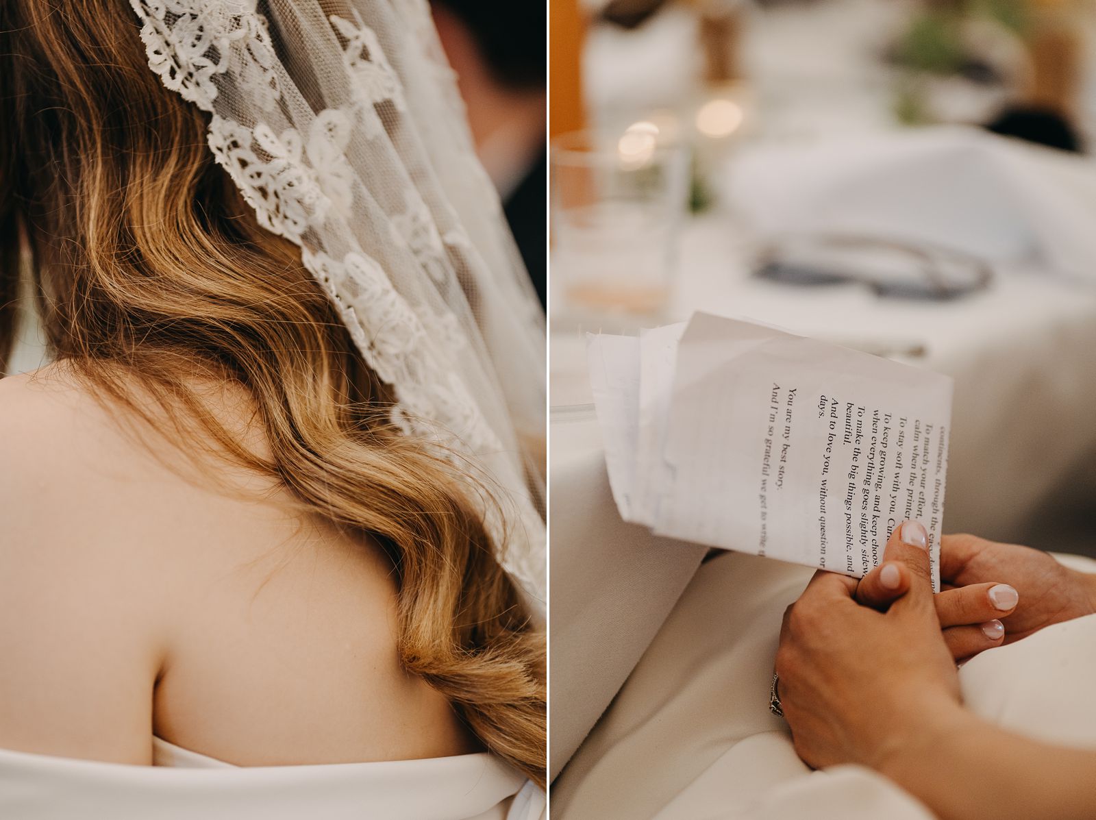 wedding details during reception in Copenhagen